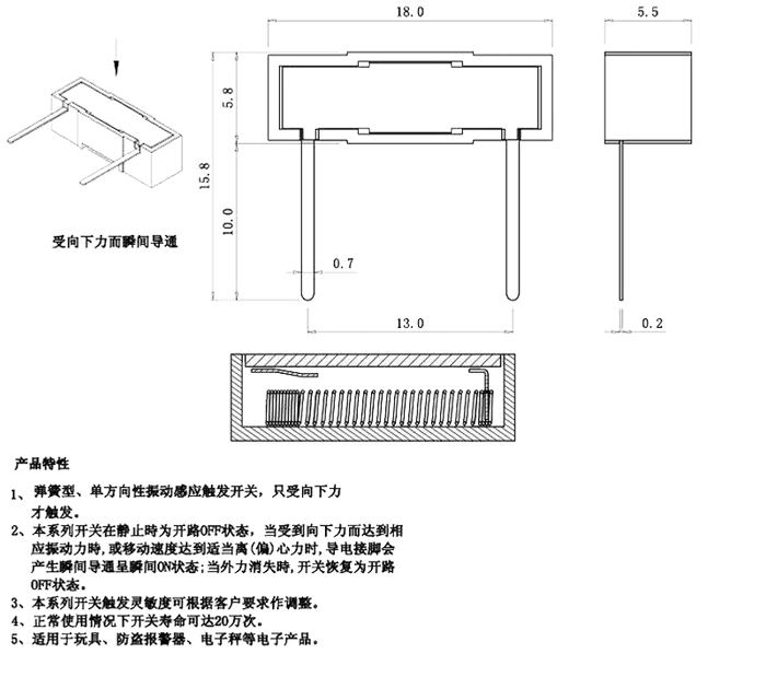 SW-280靈敏度功能詳細內容介紹